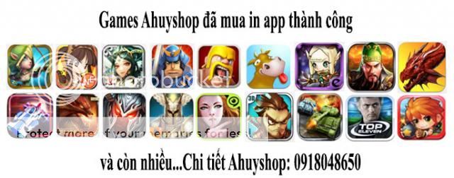 Nạp gems Apple, COC, Hayday, Dragon City, Samuraisiege $1 = 20k - 1