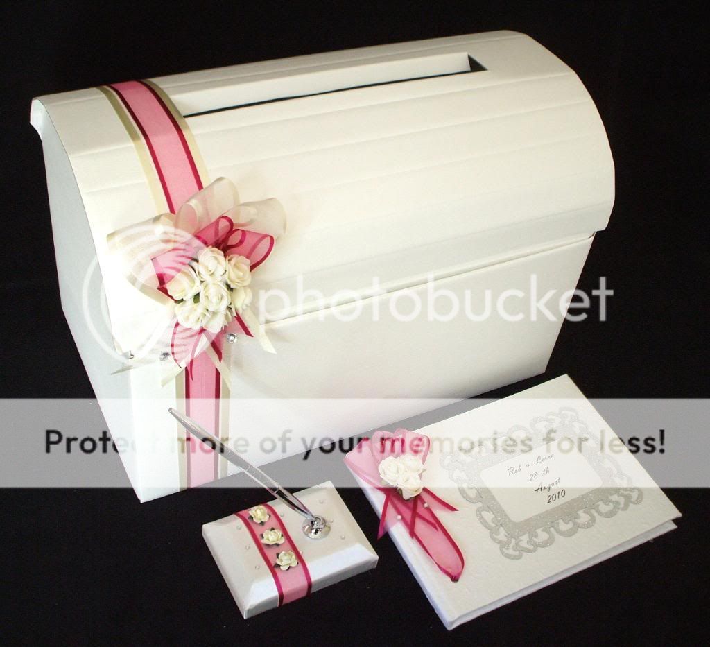 Wedding Rose Card Post Box Guest Book Pen Any Colour eBay